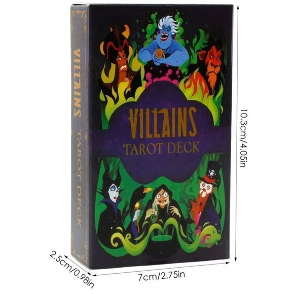 NEW Villains‎ Tarot Cards Deck 78 Arcana SEALED - Picture 2 of 8